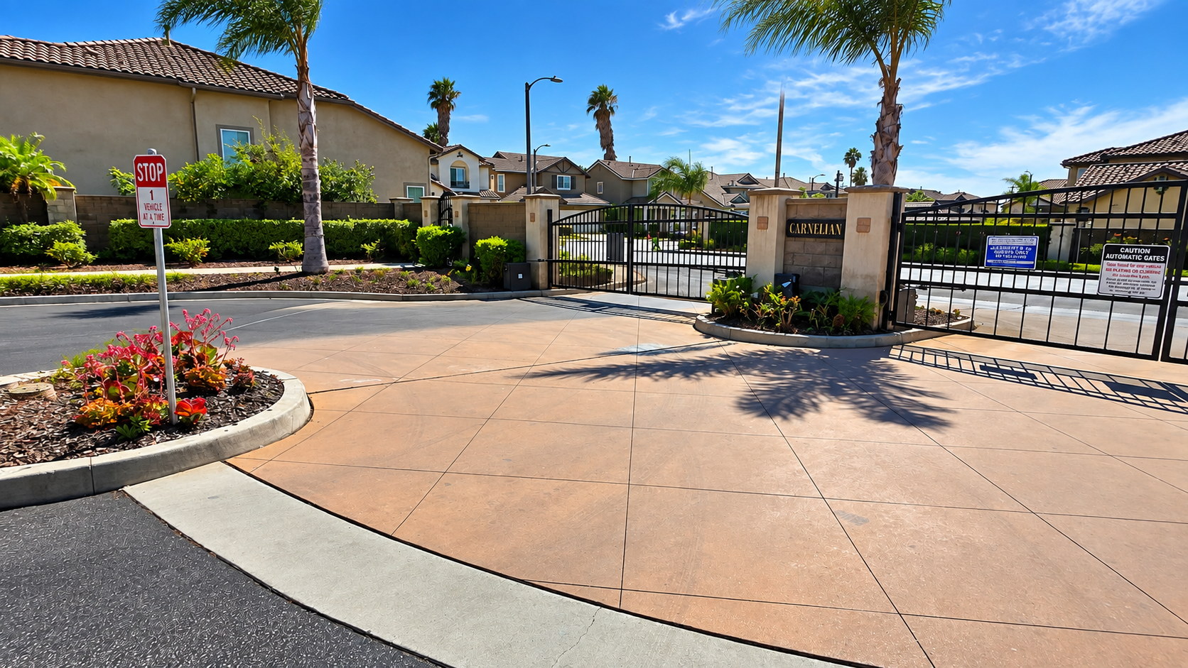 Carnelian community entrance