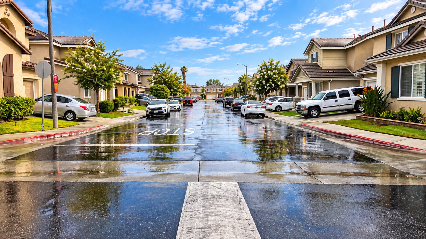 Carnelian residential streetscape